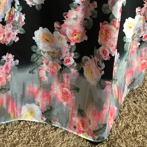 B. Darlin Formal/Prom Dress Cinderella Ball Gown Size 3/4 S Quinceañera Floral - Picture 10 of 16